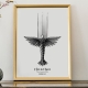 French Sword of The Spirit A3 Christian Art Print